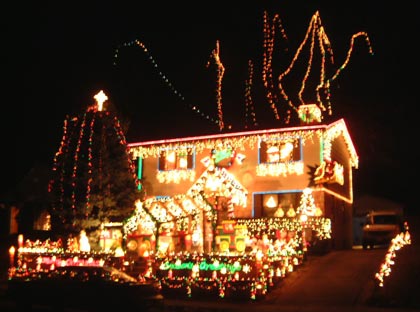 watch the electric meter spin round and round