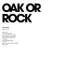 Oak Or Rock